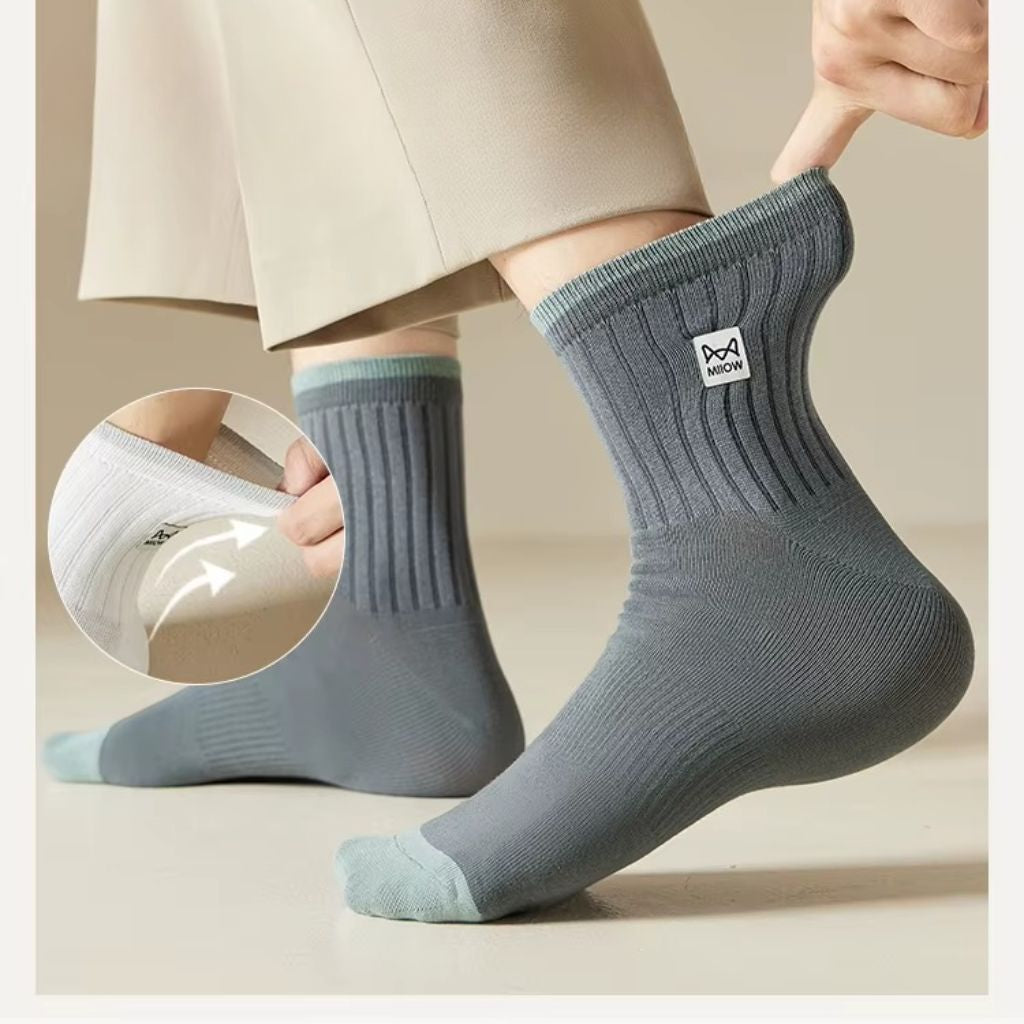 Pack x5 Calcetines Miiow | 100% Algodón Anti-Olor