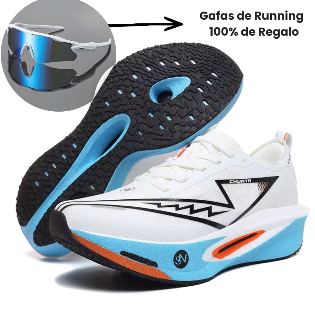 Tenis Chunta Carbon v3 + + Gafas de Running UV400 de Regalo